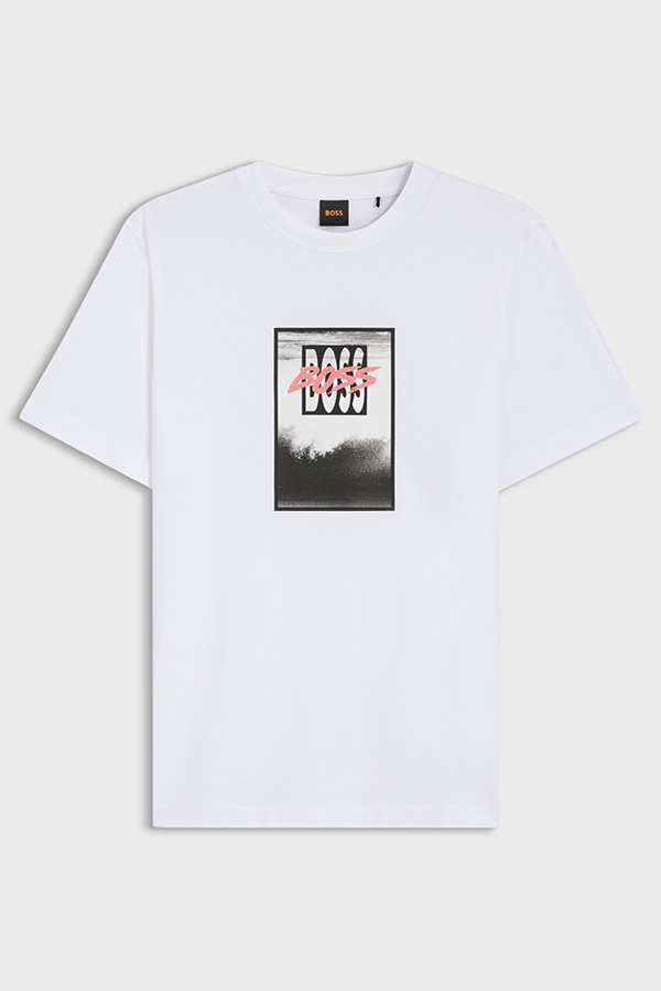 ΜΠΛΟΥΖΑ T-SHIRT BOSS - 100 ΛΕΥΚΟ